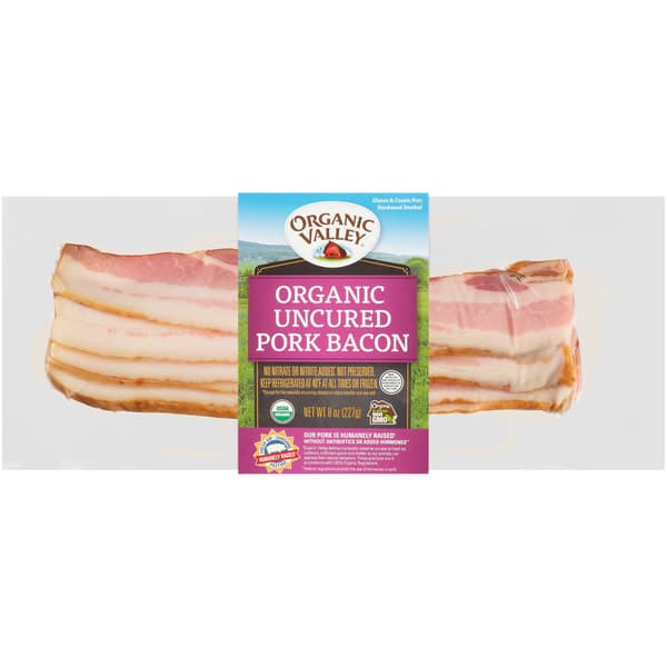 Organic Valley Organic Prairie Organic Uncured Pork Bacon