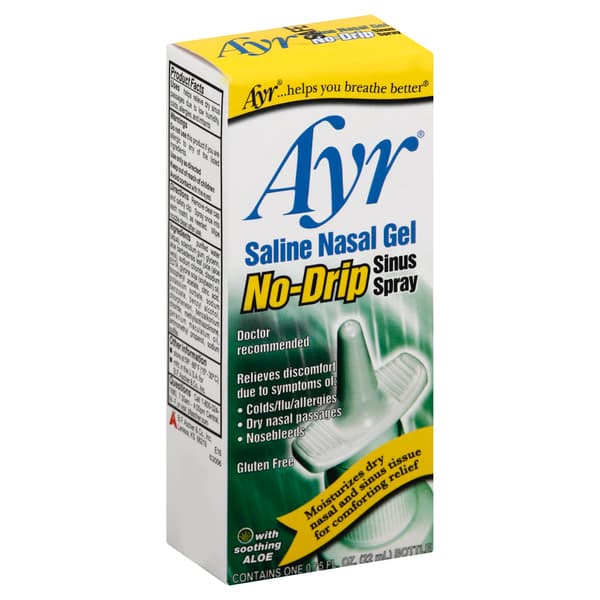 Ayr Sinus Spray No-Drip Saline Nasal Gel
