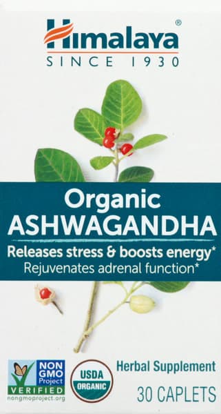 Himalaya Ashwagandha, Organic, Caplets