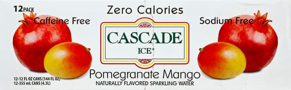 Cascade Ice Pomegranate Mango Sparkling Water