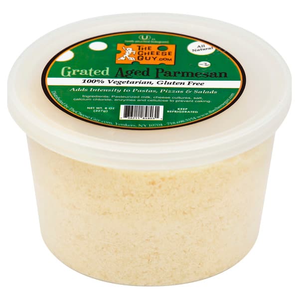 The Cheese Guy Cheese, Grated, Aged Parmesan