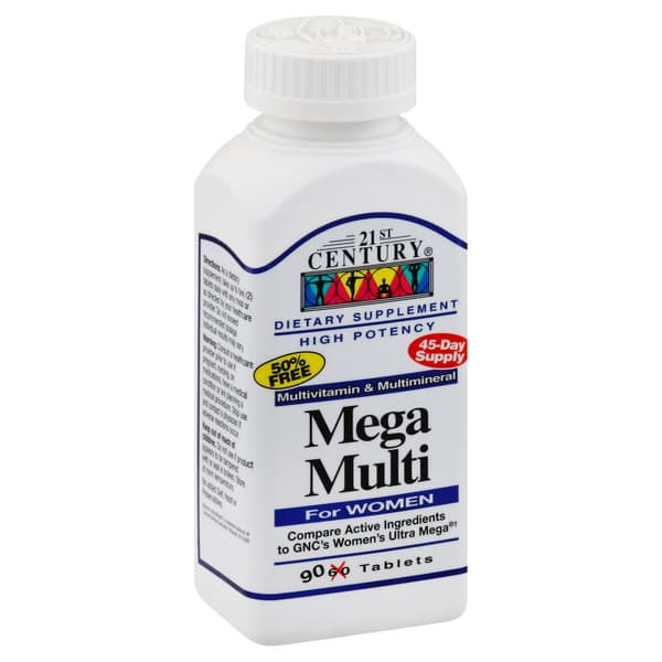 21St Century Multivitamin & Multimineral Mega Multi For Women