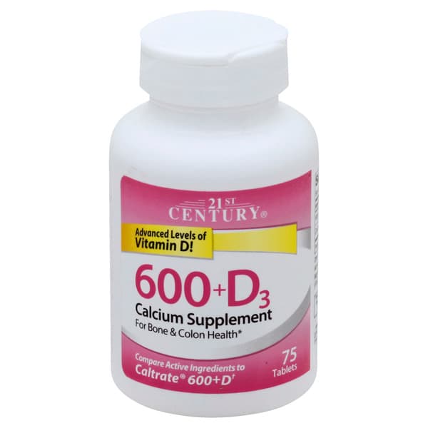 21St Century Calcium 600+D