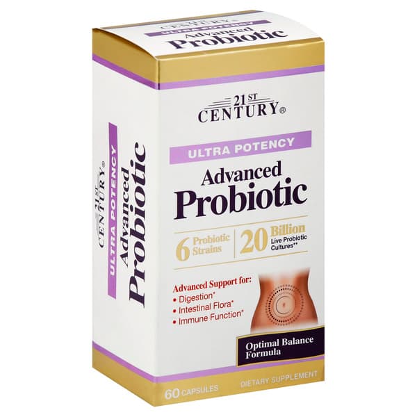 21St Century Probiotic Advanced Ultra Potency Capsules