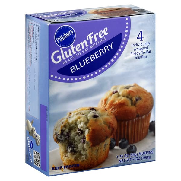Pillsbury Muffins Ready To Eat Gluten Free Blueberry