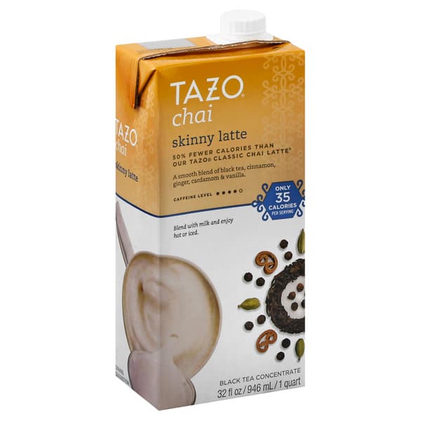 Tazo Black Tea Concentrate Chai Skinny Latte