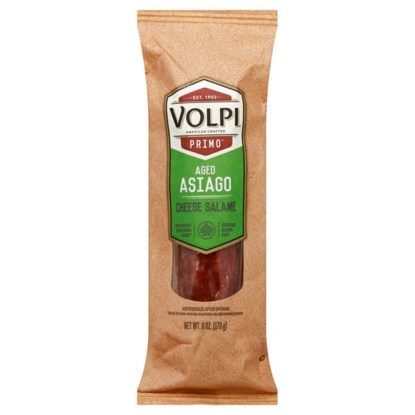 Volpi Primo Aged Asiago Cheese Salame