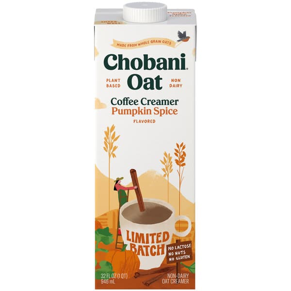 Chobani Oat Coffee Creamer Pumpkin Spice