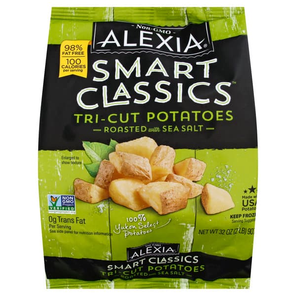 Alexia Potatoes Tri-Cut Roasted With Sea Salt
