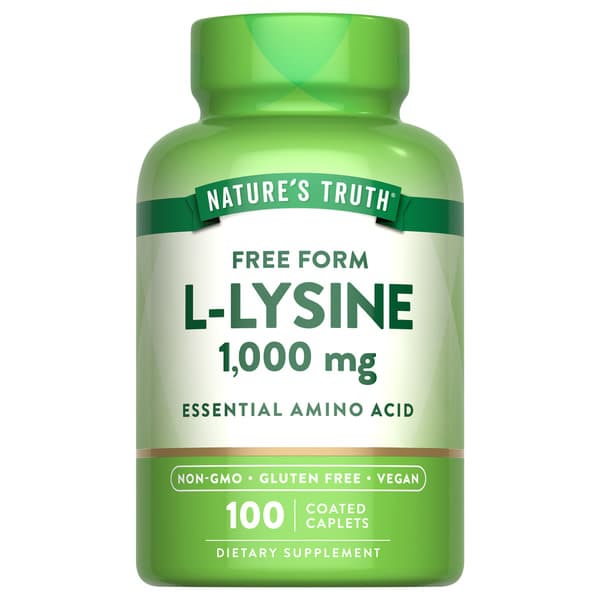 Natures Truth L-Lysine Coated Caplets