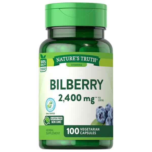 Natures Truth Bilberry Quick Release Capsules