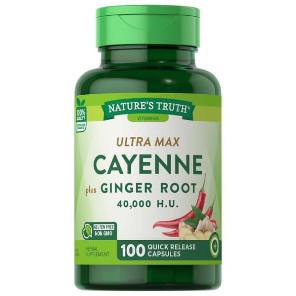 Natures Truth Cayenne Ultra Max 40 000 Hu Potency