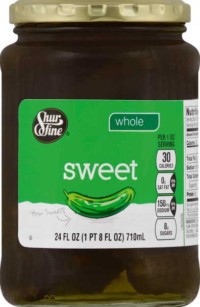 Shurfine Pickles Sweet Whole