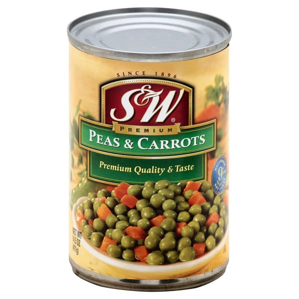 S & W Peas & Carrots