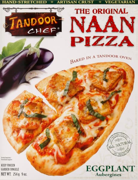 Deep Indian Kitchen Naan Pizza Roasted Eggplant