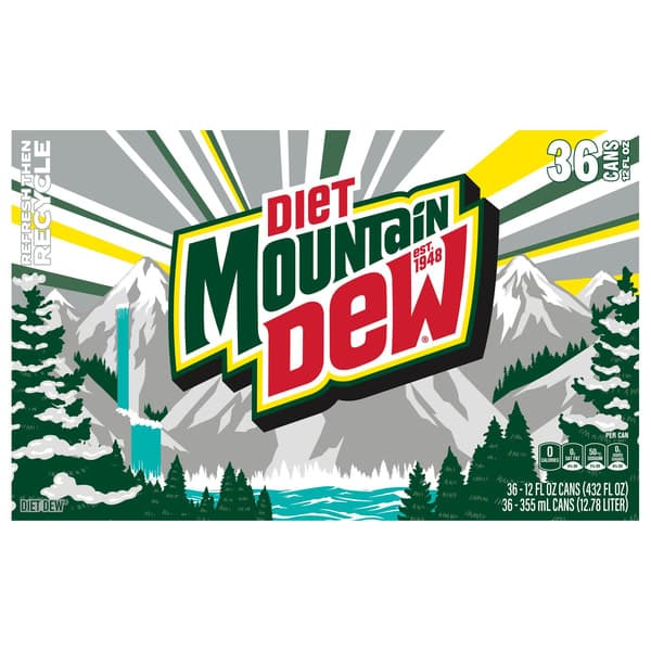 Diet Mtn Dew Soda Citrus