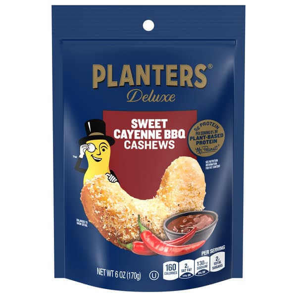 Planters Deluxe Sweet Cayenne Bbq Cashews