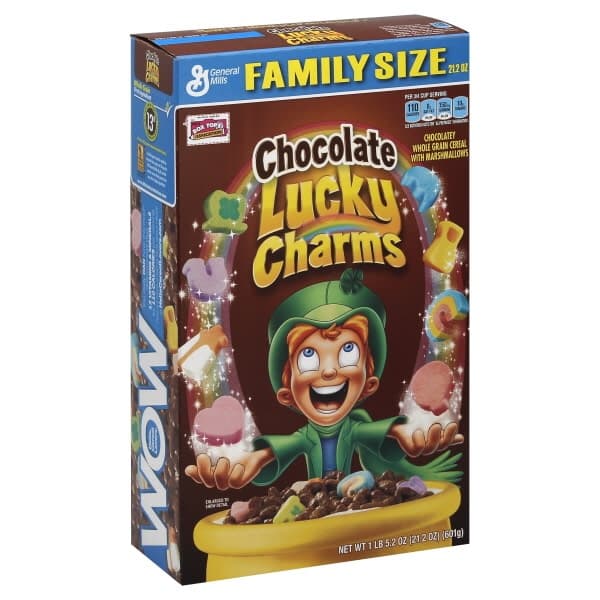 Lucky Charms Cereal Chocolate Family Size