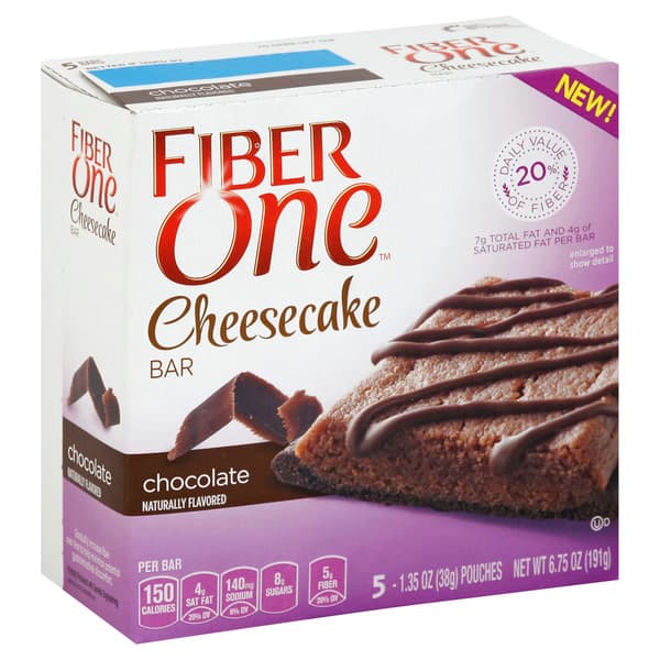 Fiber One Cheesecake Bar Chocolate