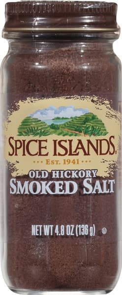 Spice Islands Old Hickory Smoked Salt. Jar