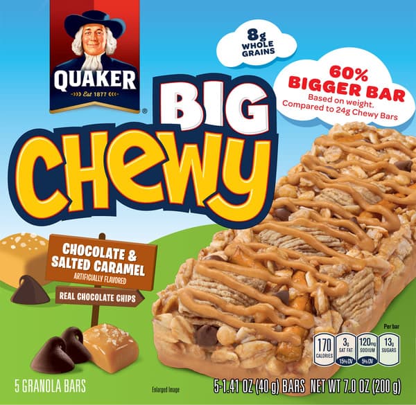 Quaker Granola Bars Chocolate & Salted Caramel