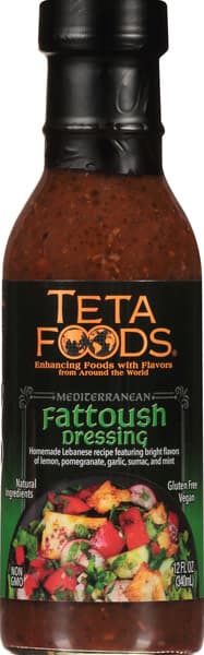 Teta Foods Fattoush Dressing, Mediterranean