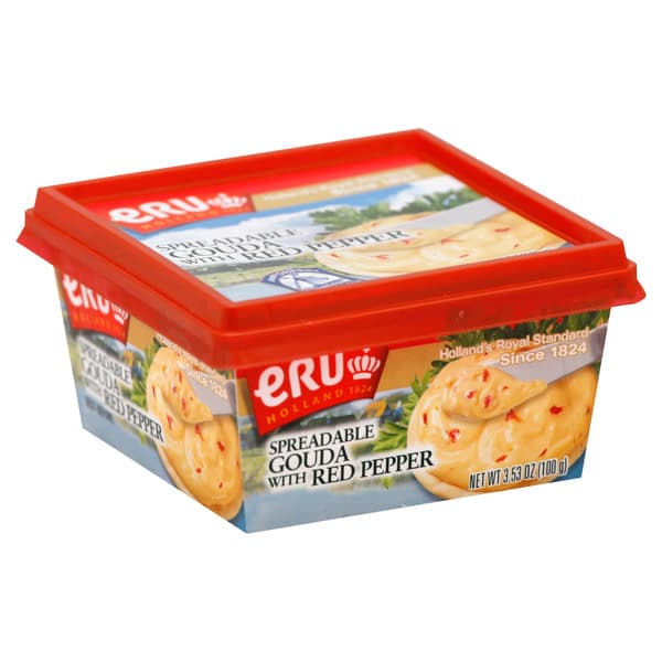 Eru Holland Spreadable Gouda Cheese With Red Pepper