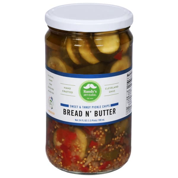 Randy'S Pickles Pickle Chips, Bread N' Butter, Sweet
