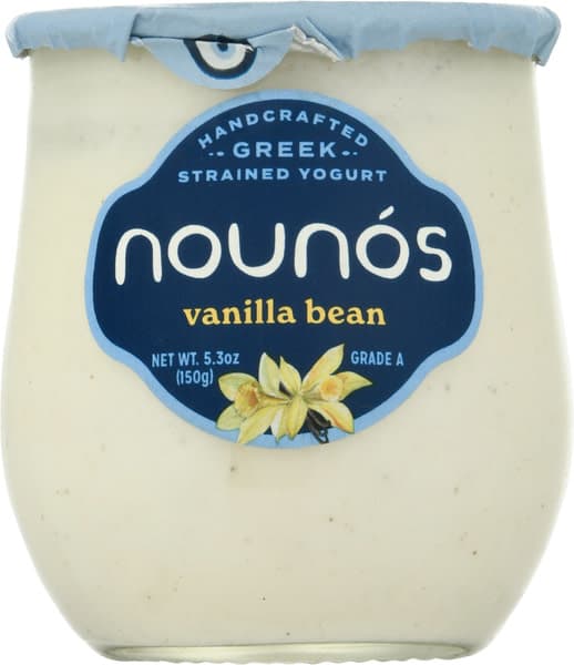 Nounos Strained Greek Vanilla Bean Yogurt