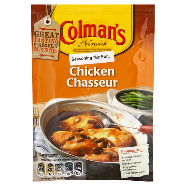 Colmans Of Norwich Seasoning Mix
