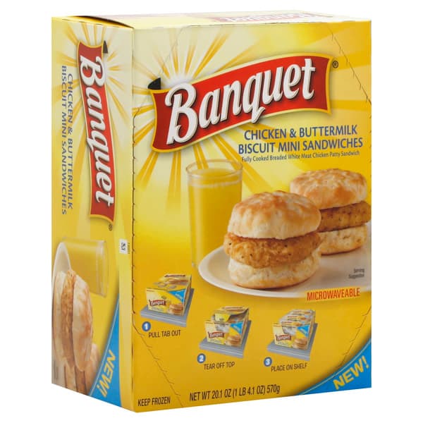 Banquet Sandwiches Mini Chicken & Buttermilk Biscuit