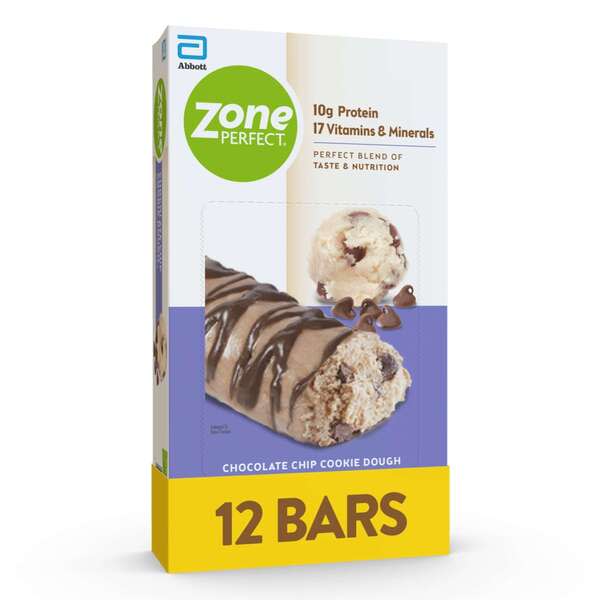 Zone Perfect Zoneperfect Protein Bar Chocolate Chip Cookie Dough Bars Bars