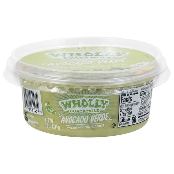Is it Macadamia Free? Wholly Guacamole Avo Verde Salsa Avocado With Tomatillo Salsa Mild