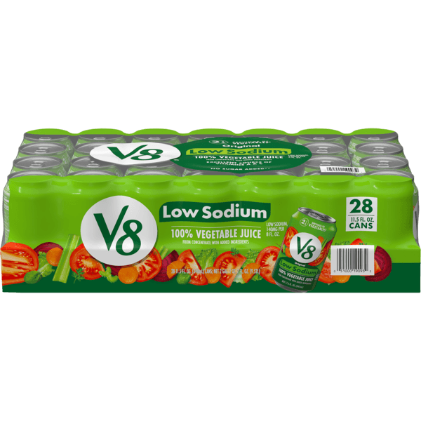 V8 Low Sodium Original 100% Vegetable Juice 