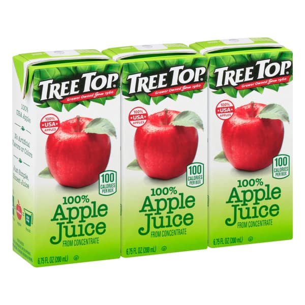 Tree Top 100% Apple Juice From Concentrate, Bottles
