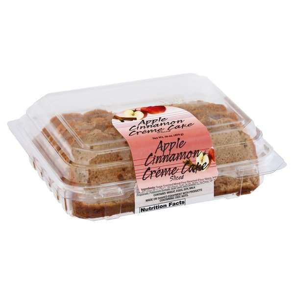 Olson'S Baking Company Sliced Apple Cinnamon Creme Cake
