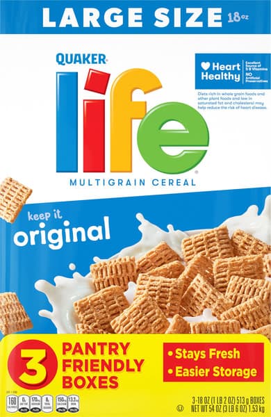 Quaker Life Multigrain Cereal Original