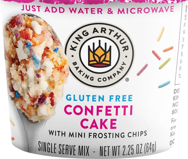 King Arthur Baking Company Gluten Free Confetti Cake Single Serve
