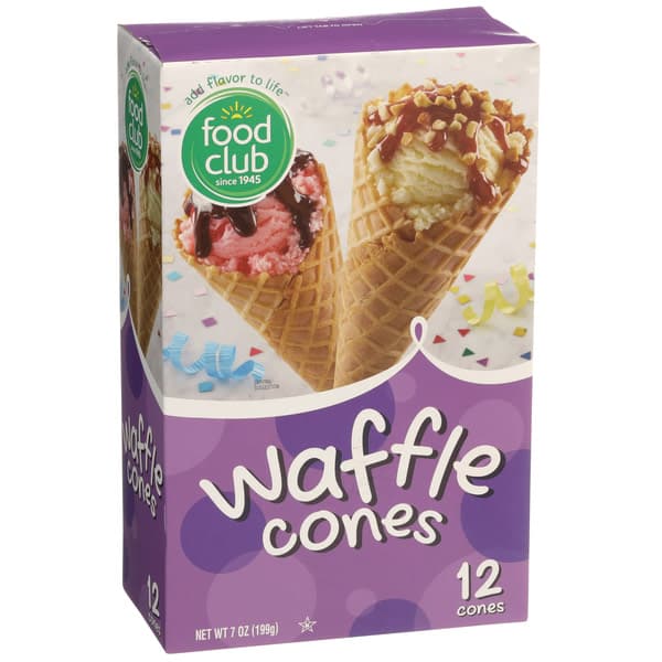 Food Club Waffle Cones