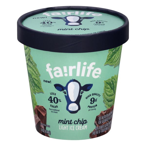 Is it Pescatarian? Fairlife Mint Chip Light Ice Cream
