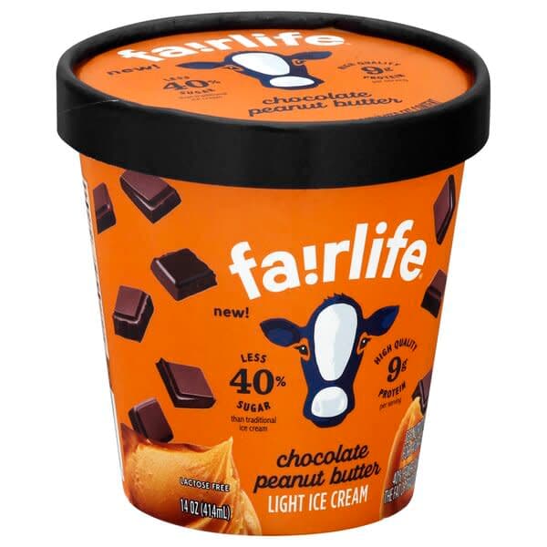 Fairlife Chocolate Peanut Butter Light Ice Cream