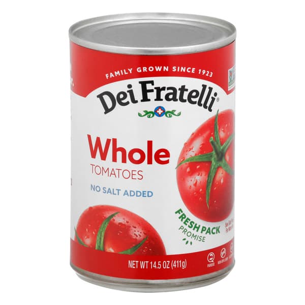Dei Fratelli No Salt Added Whole Tomatoes