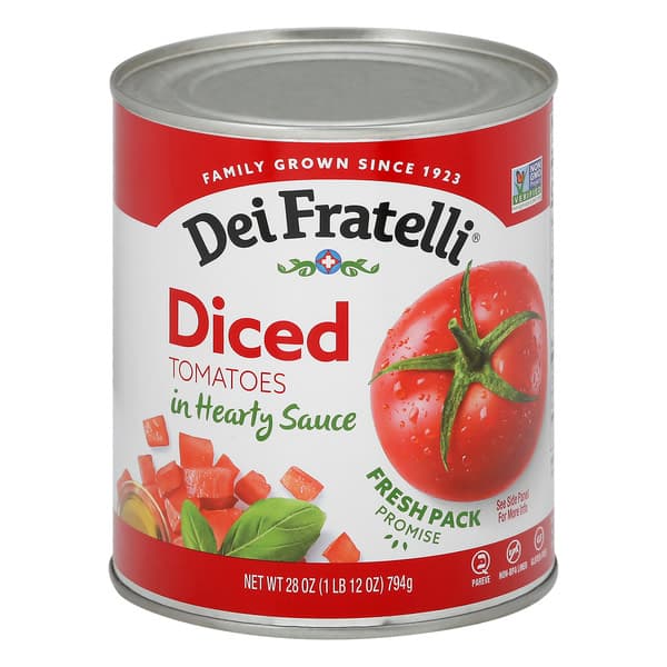 Dei Fratelli Tomatoes, In Hearty Sauce, Diced