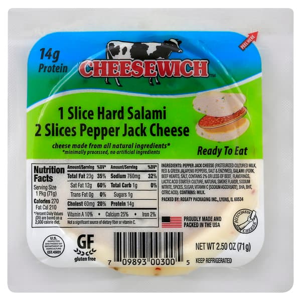 Cheesewich Hard Salami & Cheese