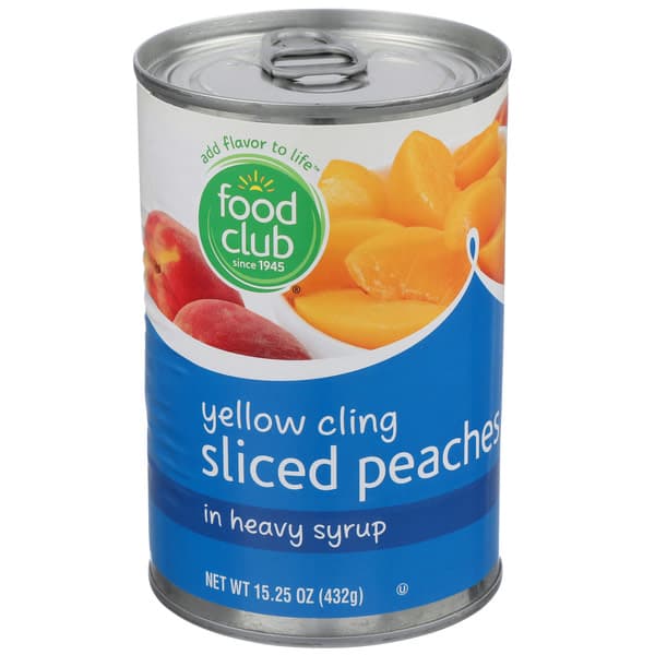 Yellow Cling Sliced Peaches In Heavy Syrup