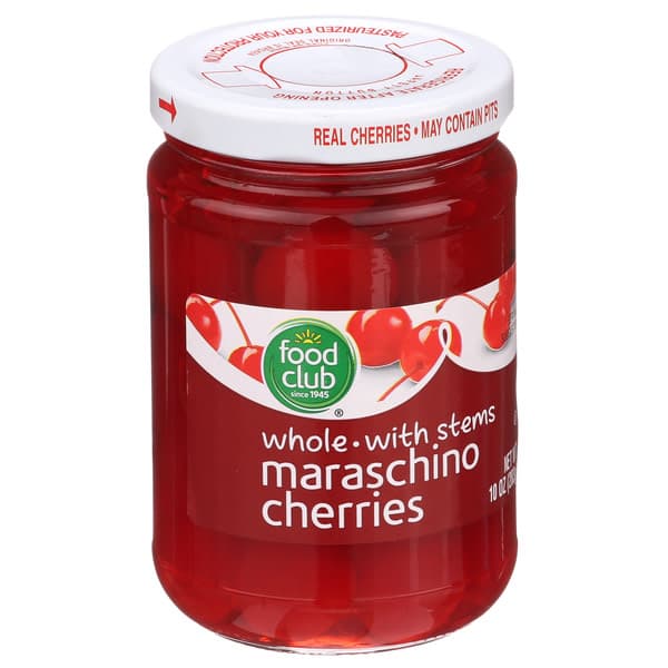 Whole Maraschino Cherries With Stems