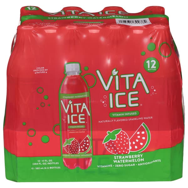 Vita Ice Zero Sugar Strawberry Watermelon Sparkling Water