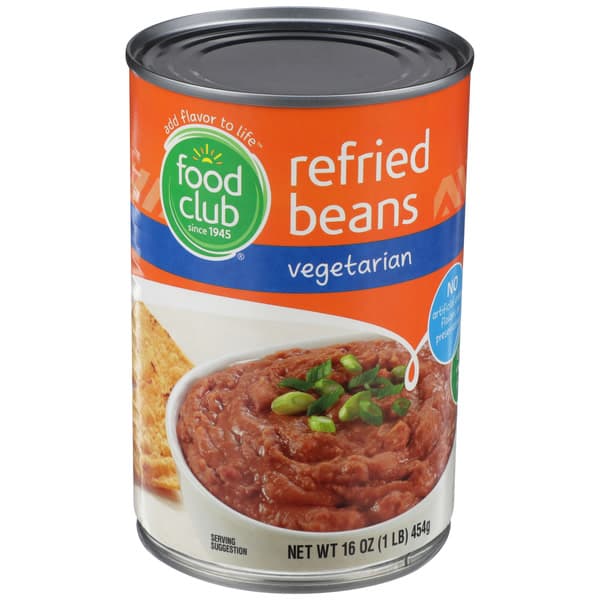 Food Club Vegetable Refried Beans