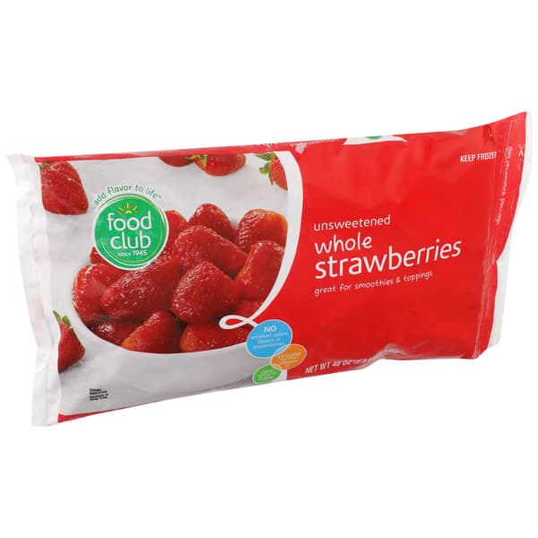 Food Club Unsweetened Whole Strawberries