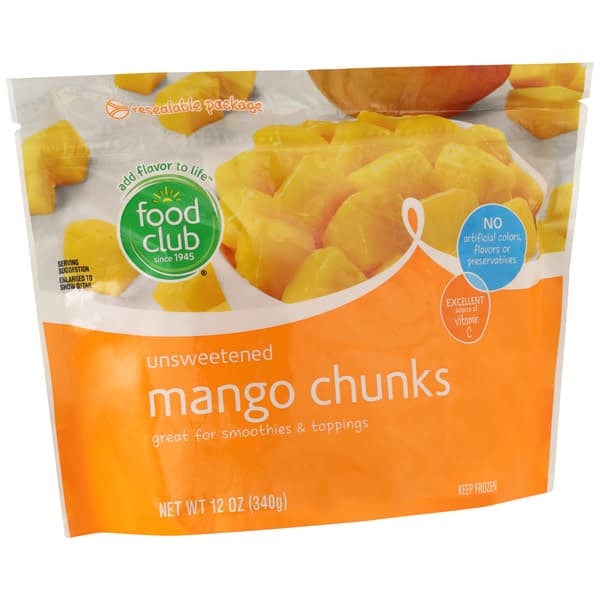 Food Club Unsweetened Mango Chunks